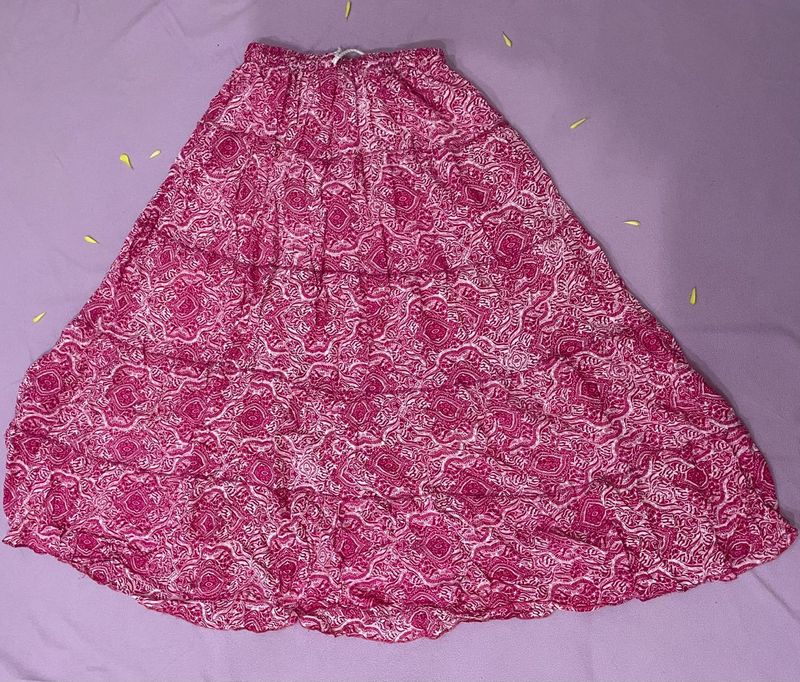 Boho Chic Paisley Print Skirt