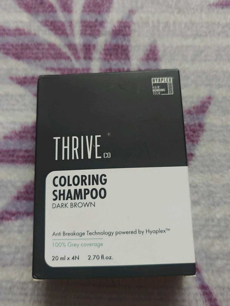 Thrive.Co Dark Brown Coloring Shampoo