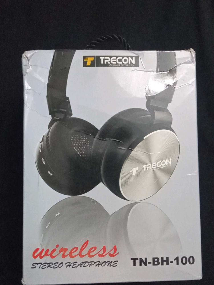 Trecon Wireless Olive Green Headphones