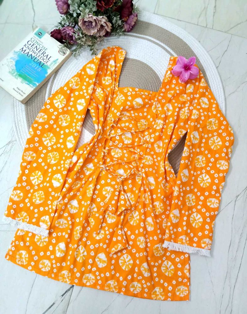pure Cotton 🆕 Corset short kurta ✨🎀