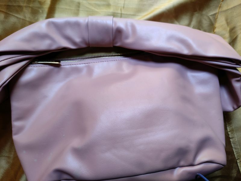 Myglam Handbag.. Pink Color Little White Color..