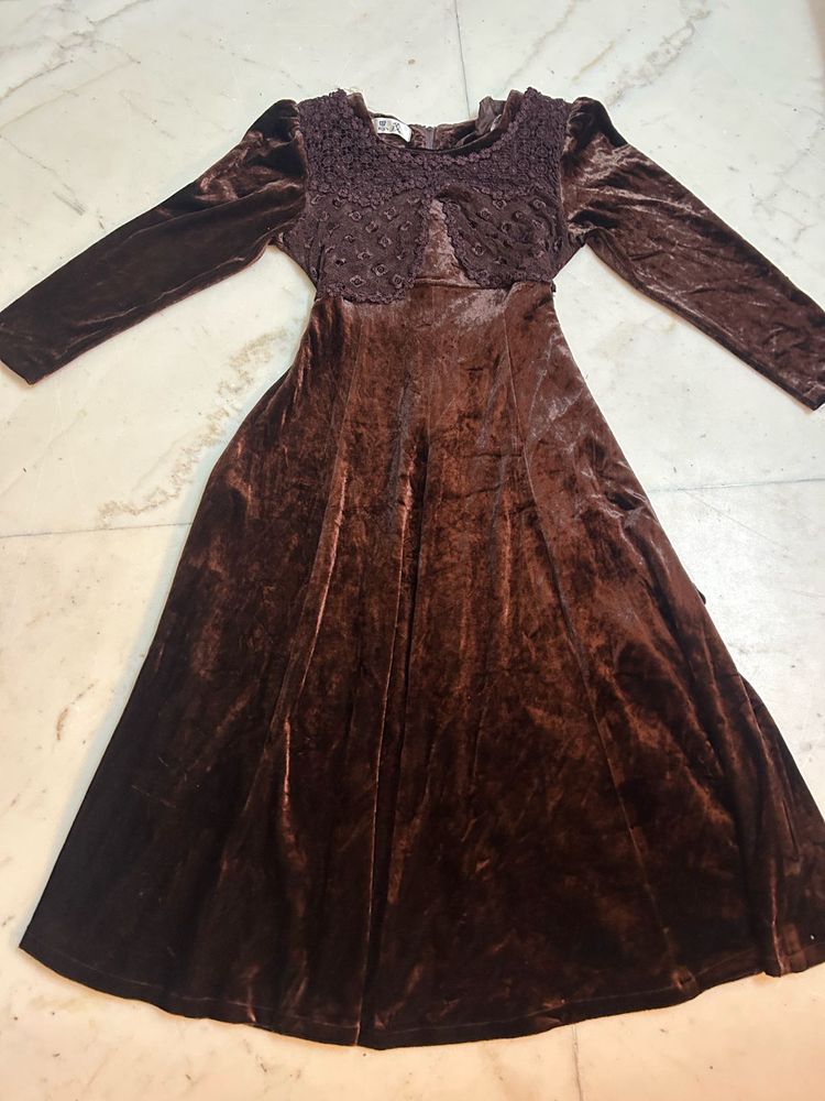 Velvet Midi Dress