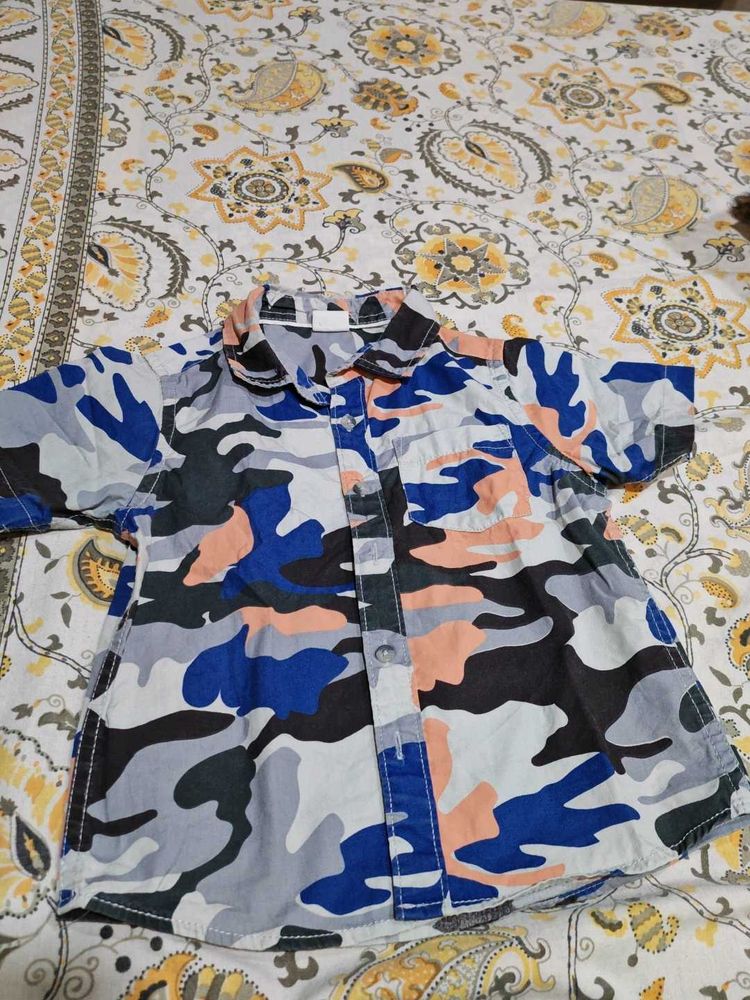 Camouflage Boys Shirt