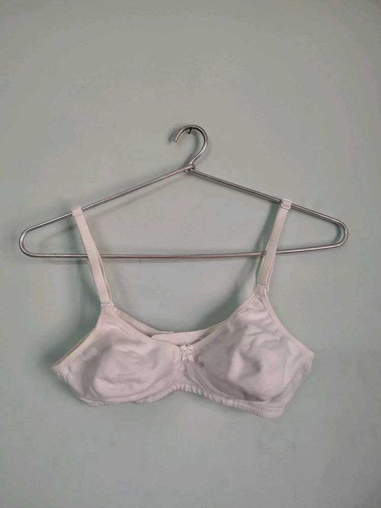 White Comfort Bra