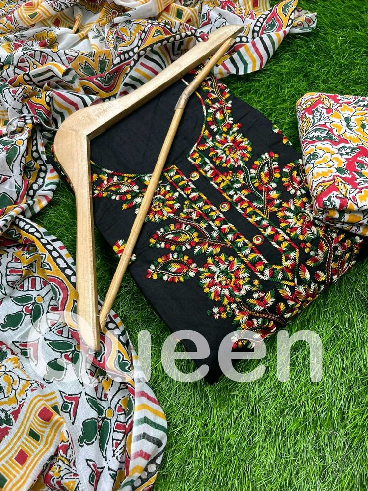 Cotton Unstitched Dress Set