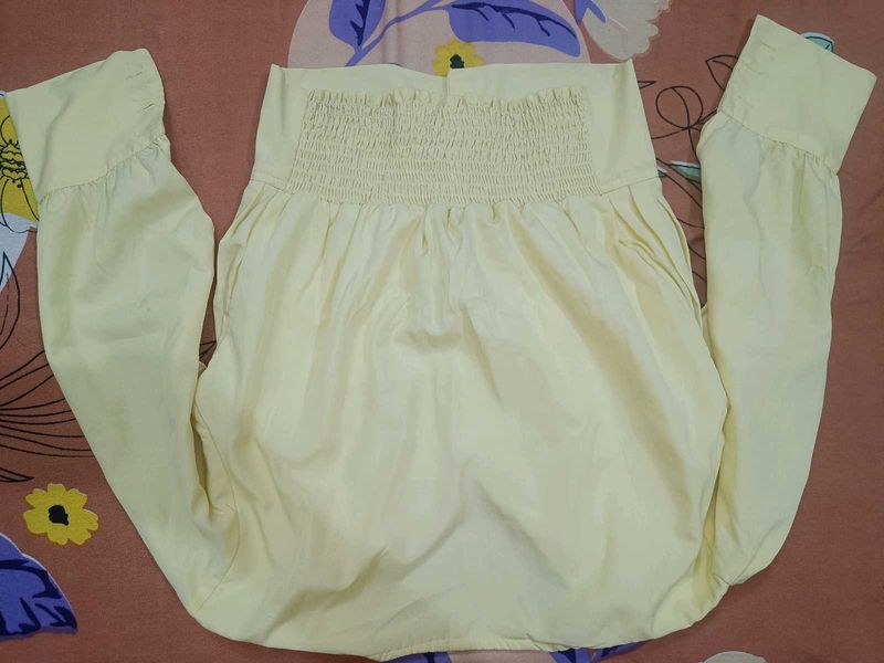 Yellow Long Sleeve Top
