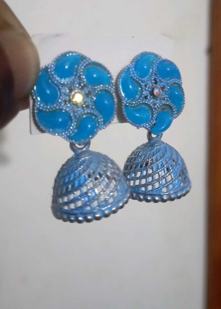 Colorful Earring Trio 3ps