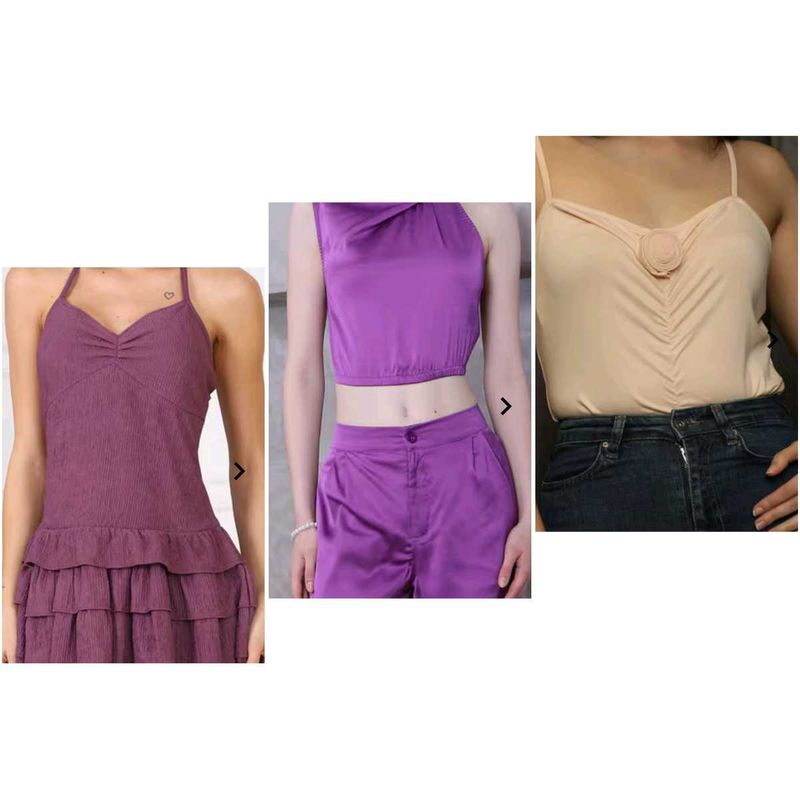 Combo Of  Purple Set, Top And Dress