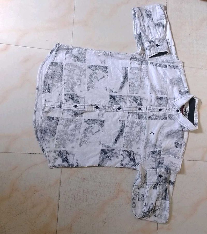 Patterned Casual Shirt