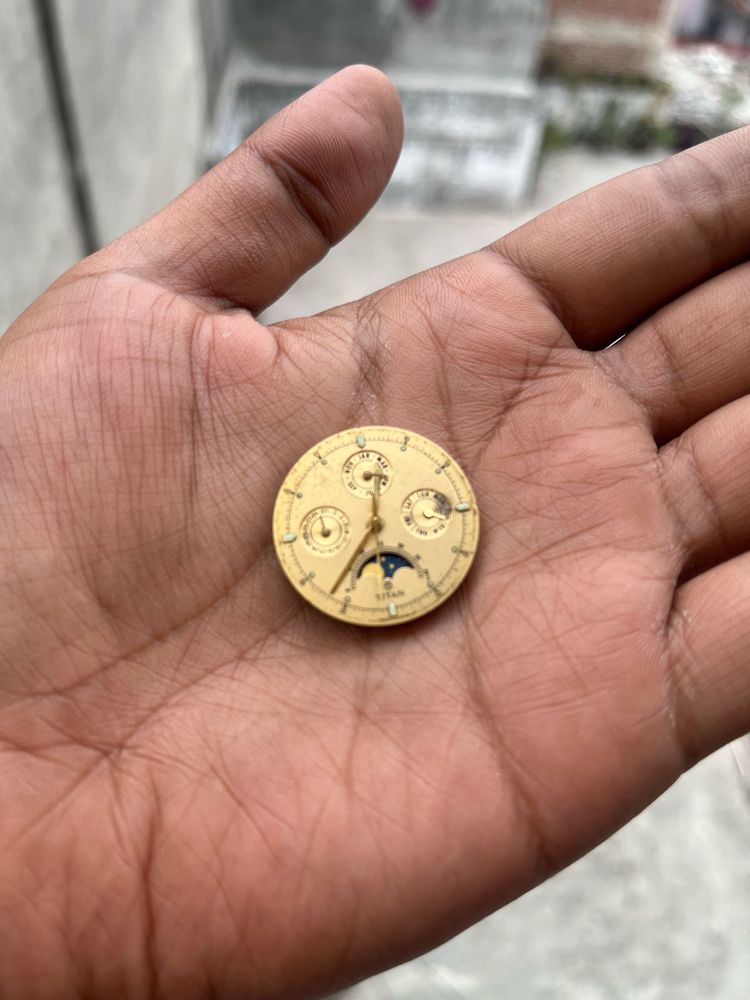 Titan Chronograph Moon Phase Machine