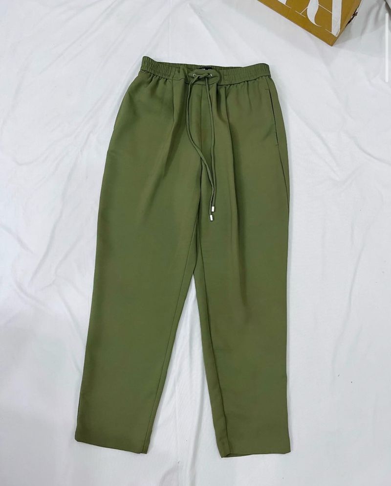 Zara Olive Green Pants
