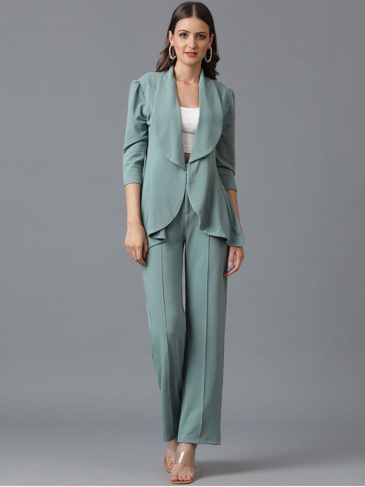 Kotty Sea Green Formal Coord Set