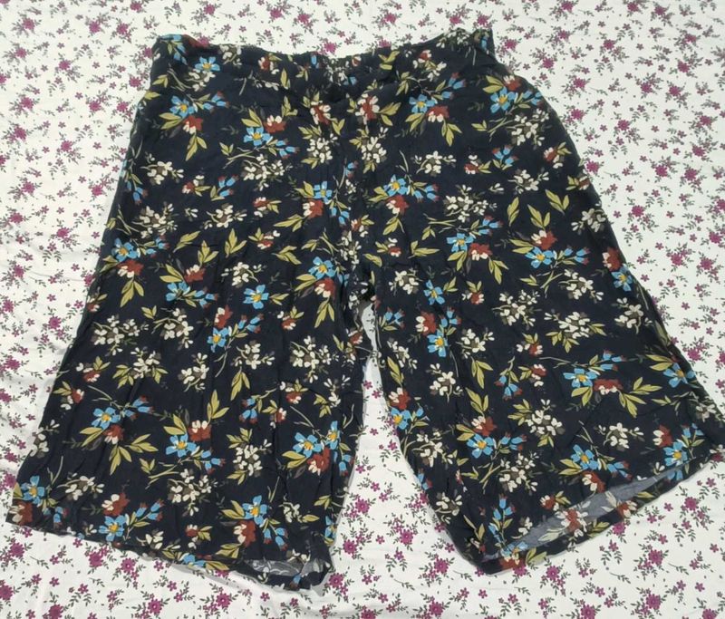 Floral Print Culottes