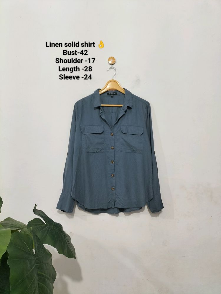 Linen Solid Shirt