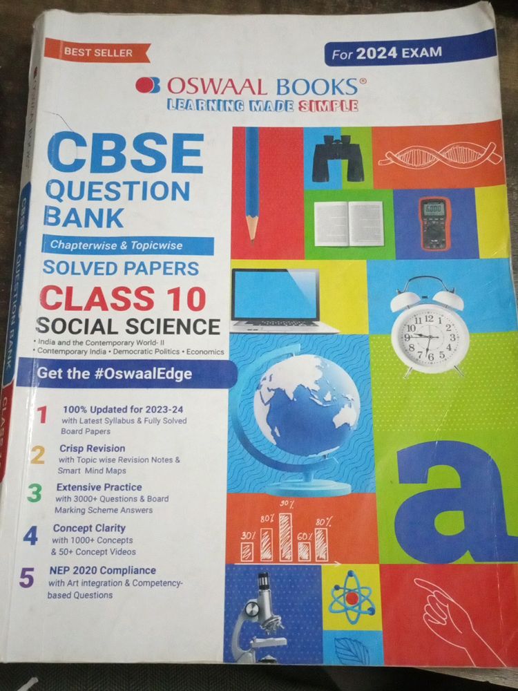 Class 10 Oswaal Social Science(S.S.T)Question Bank