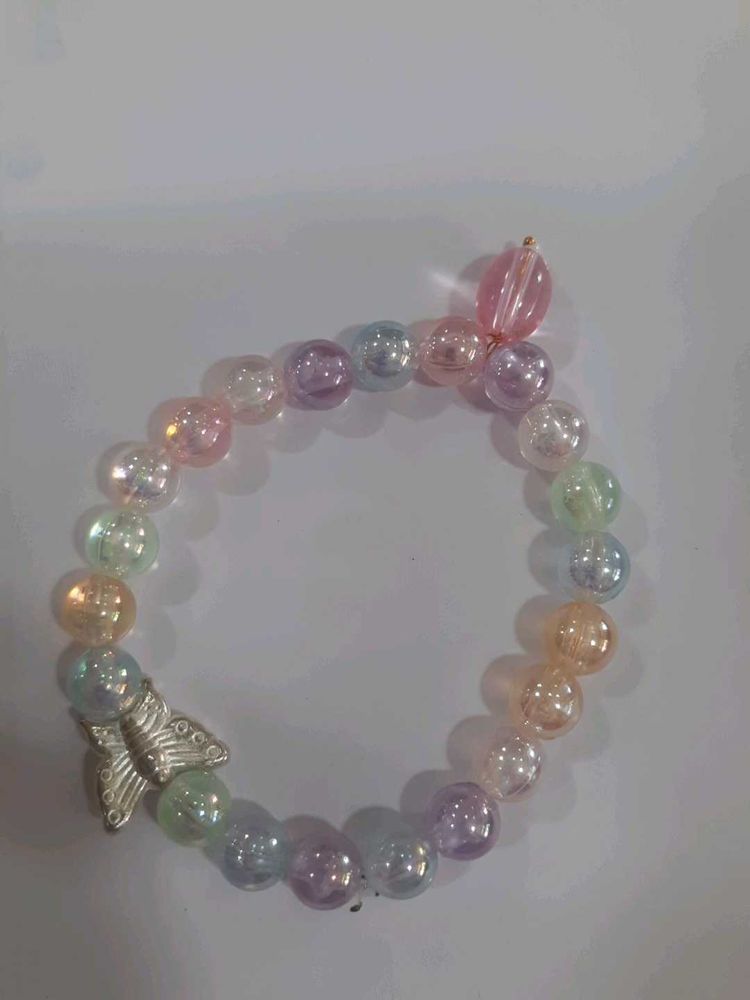 Butterfly Bead Bracelet