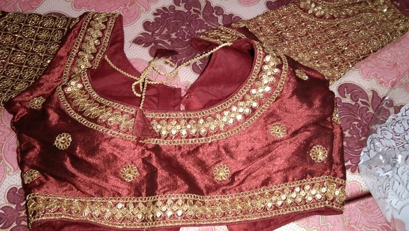 New Readymade Marron Colour Blouse