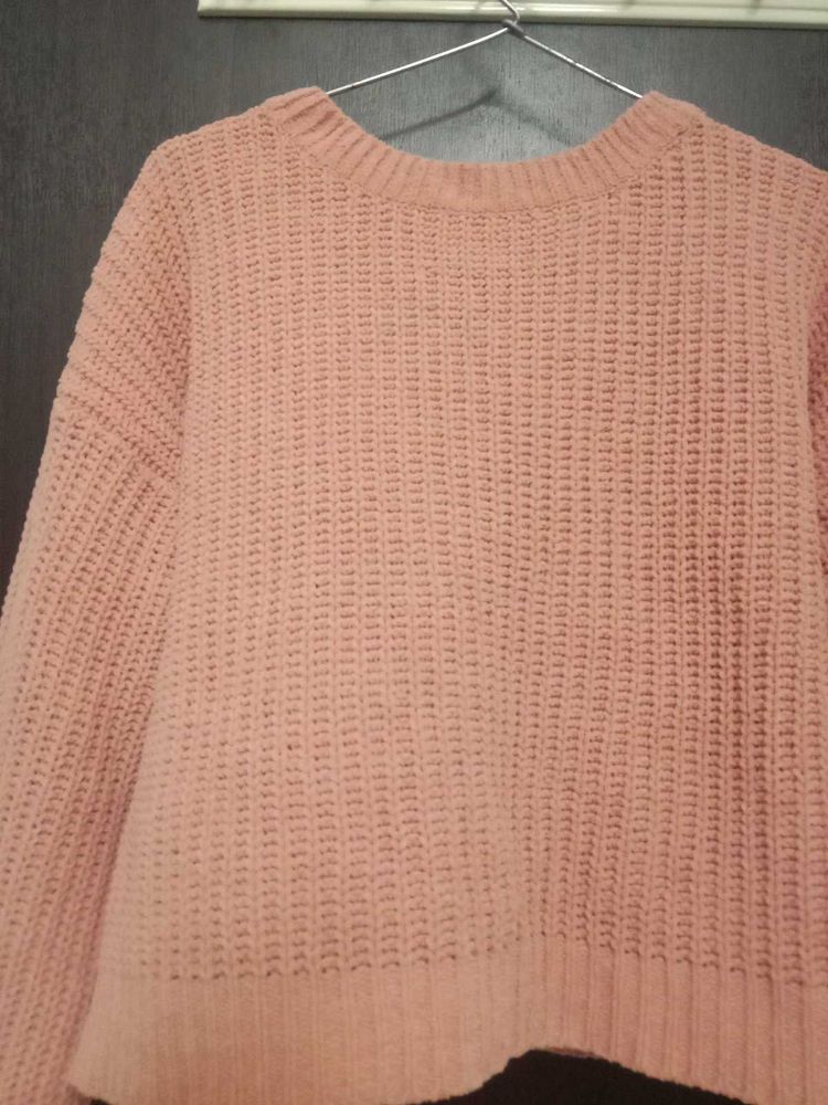 Peach Knit Sweater