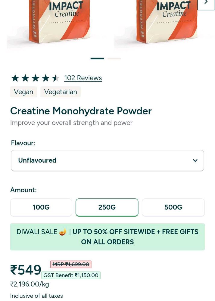 Myprotein Creatine Powder