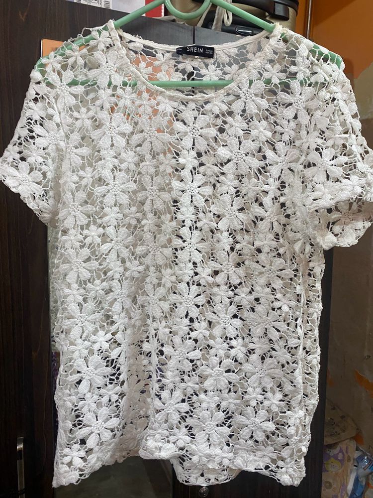 Shien Croatched Top Brand New