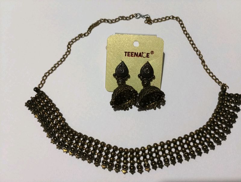 Necklace with Earrings