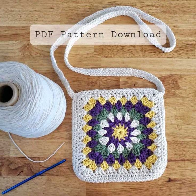 handmade crochet handbag