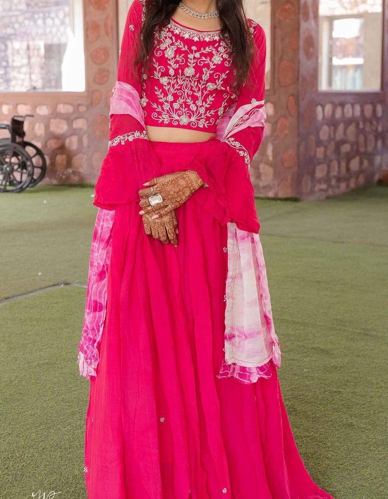 Elegant Pink Lehenga Choli