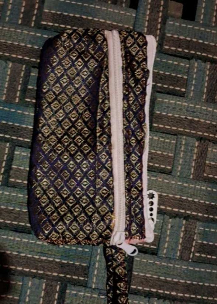 Elegant Brocade Pouch