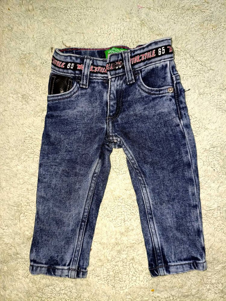 Benetton Motorcycle Denim Jeans (Boy)
