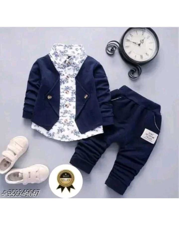 2 Clothes Sets Boys&#39; Formal 3-Piece Set ...1 Black