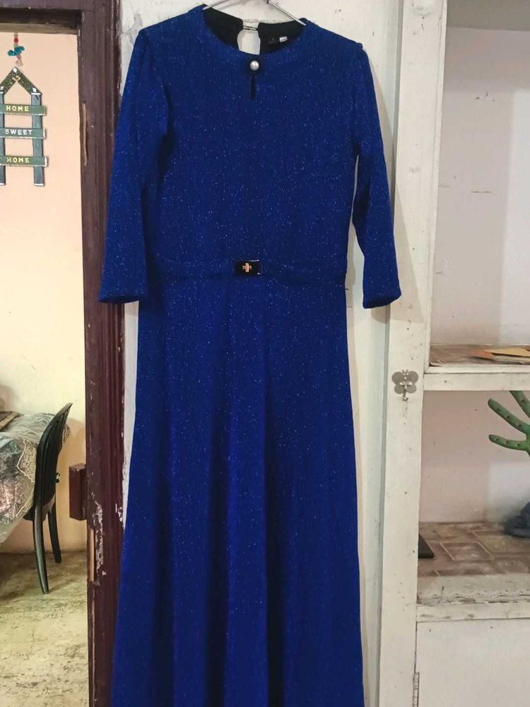 cocktail party wear Blue Dress