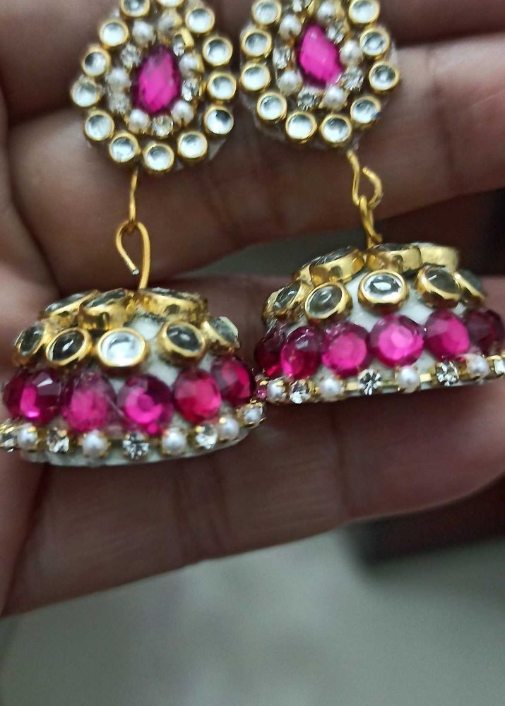 Three Pair Handmade New Jhumka