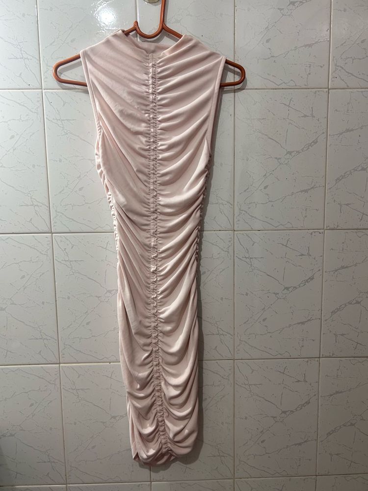 Ruched Bodycon Mini Dress