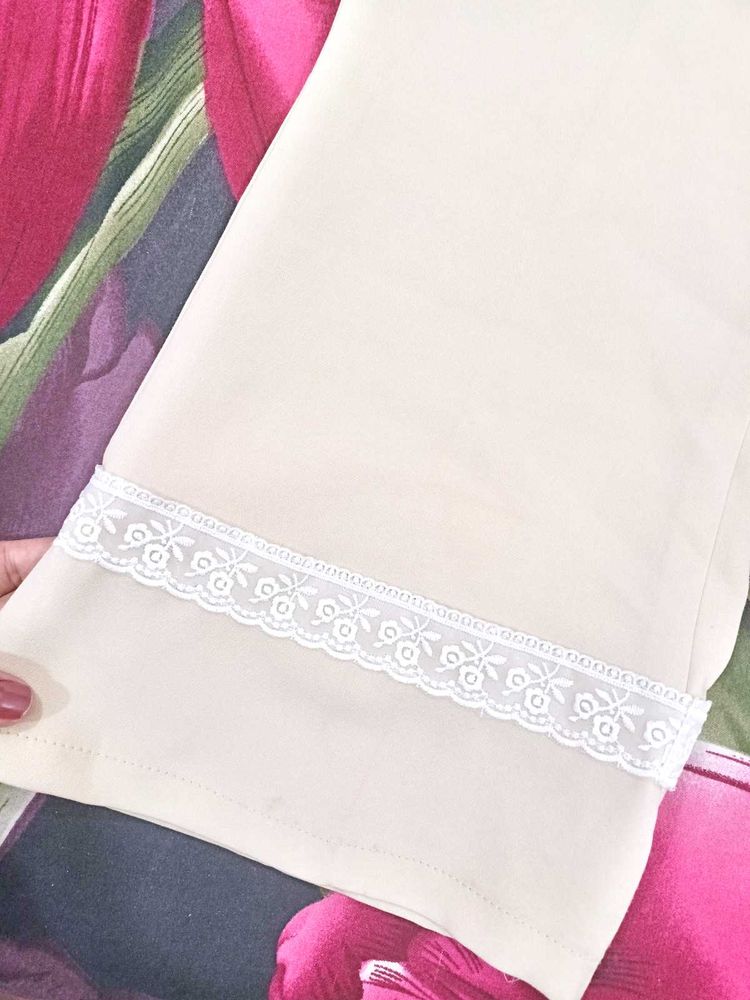 Formal Being Pants With Lace