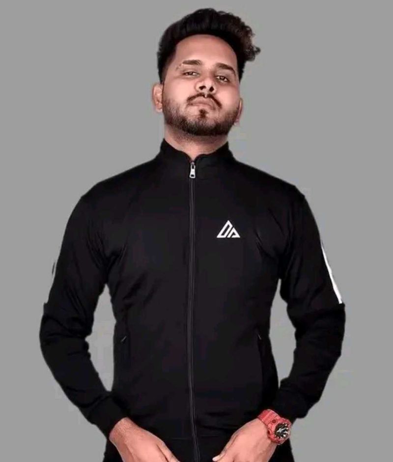 Men&#39;s Black Tracksuit Jacket