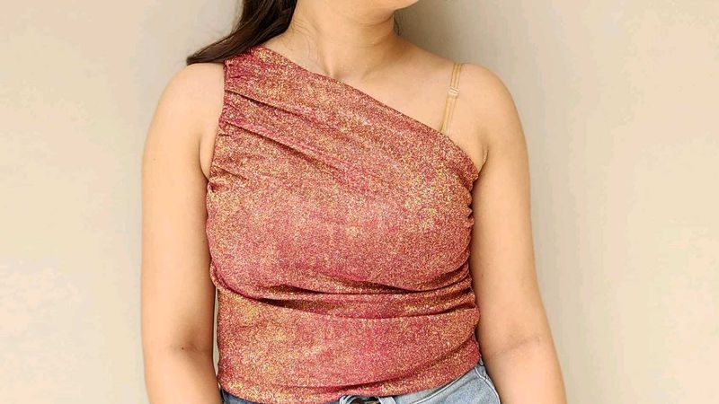 New One Shoulder Top