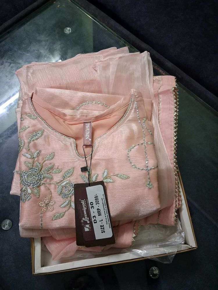 Elegant Embroidered Kurta Set