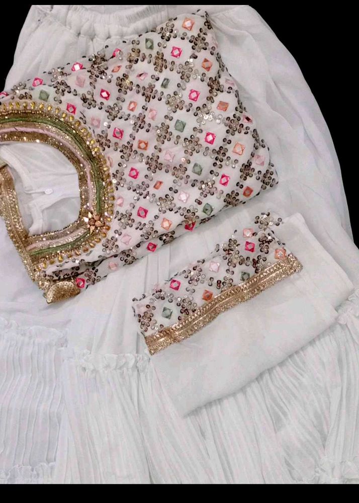 White Garara Set
