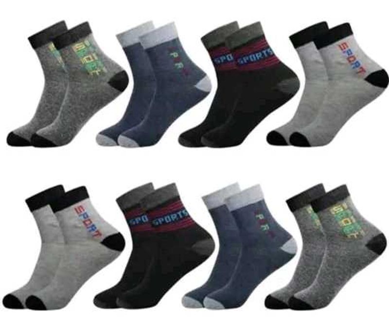 Men &amp; Women Ankle Length Sock Pack Of 10 Socks