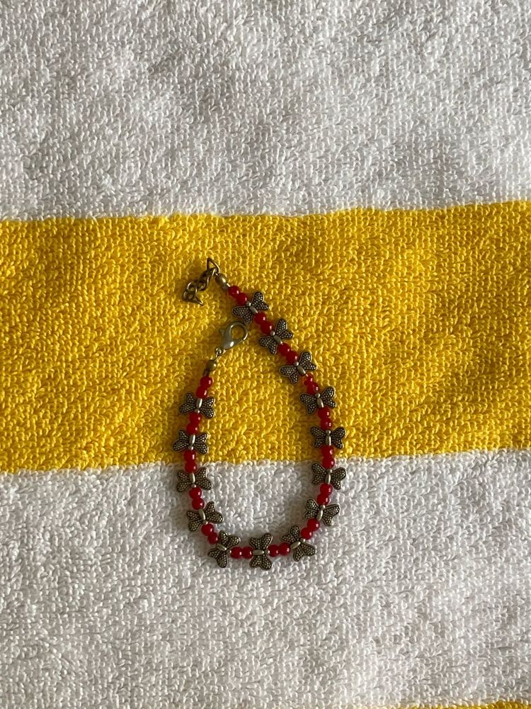 Butterfly Beaded Bracelet