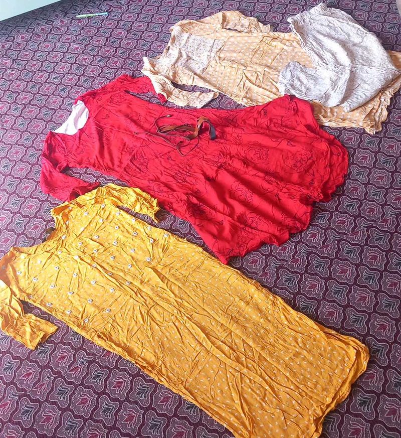 Colorful Kurta Set - 3 Pieces