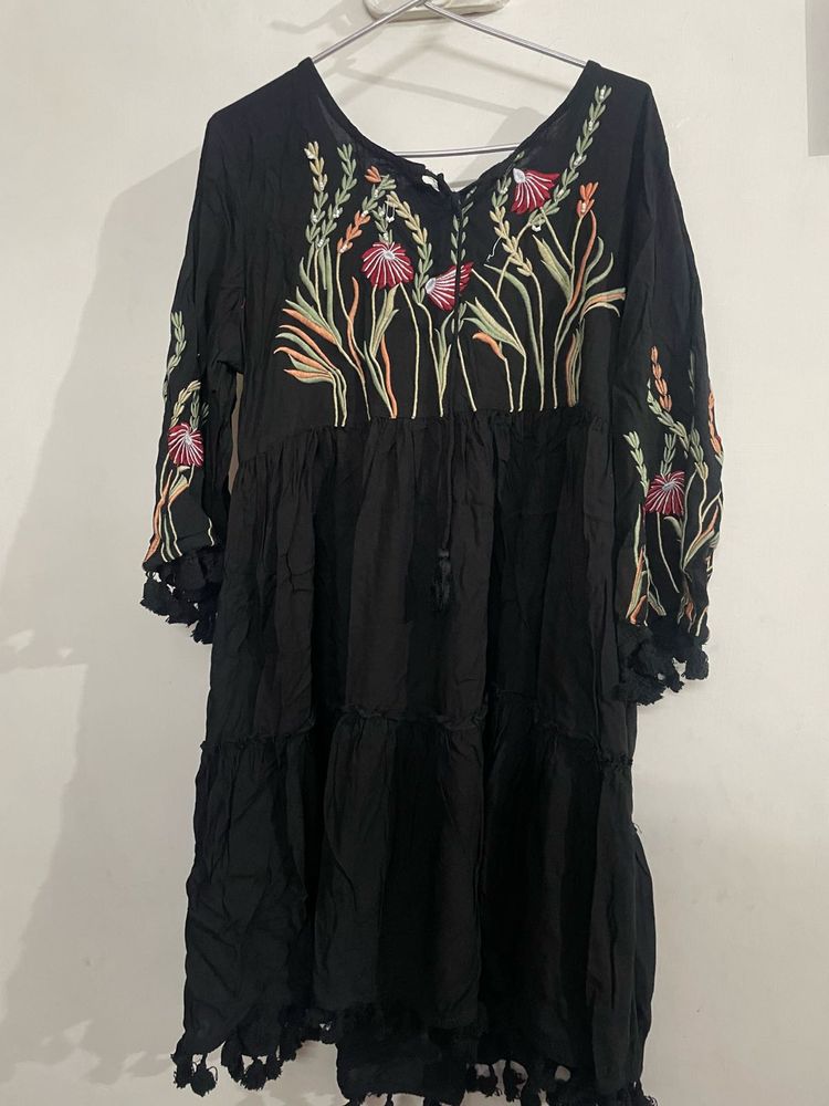 Black Midi Dress