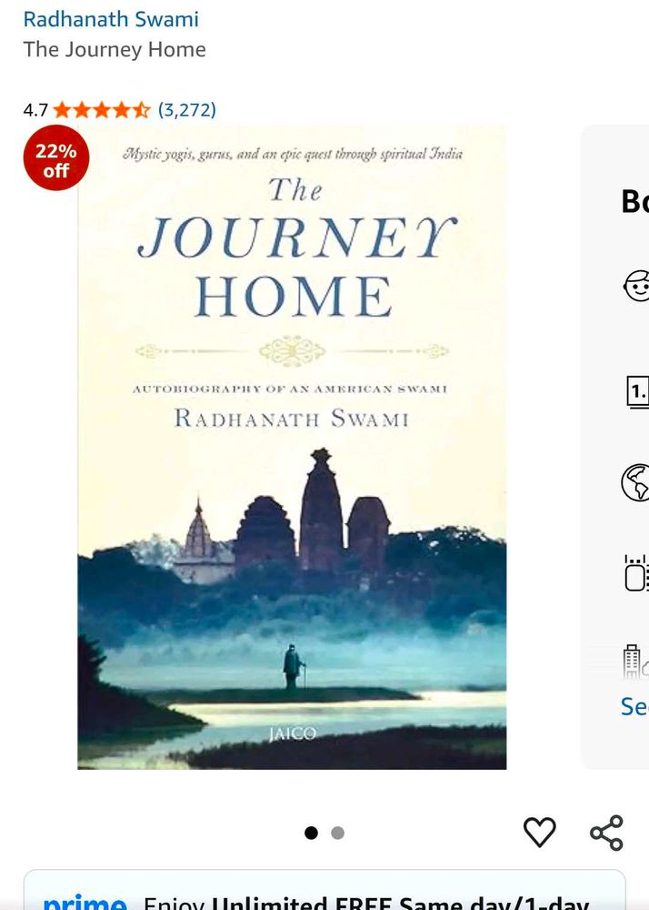 The Journey Home by Radhanath Swami