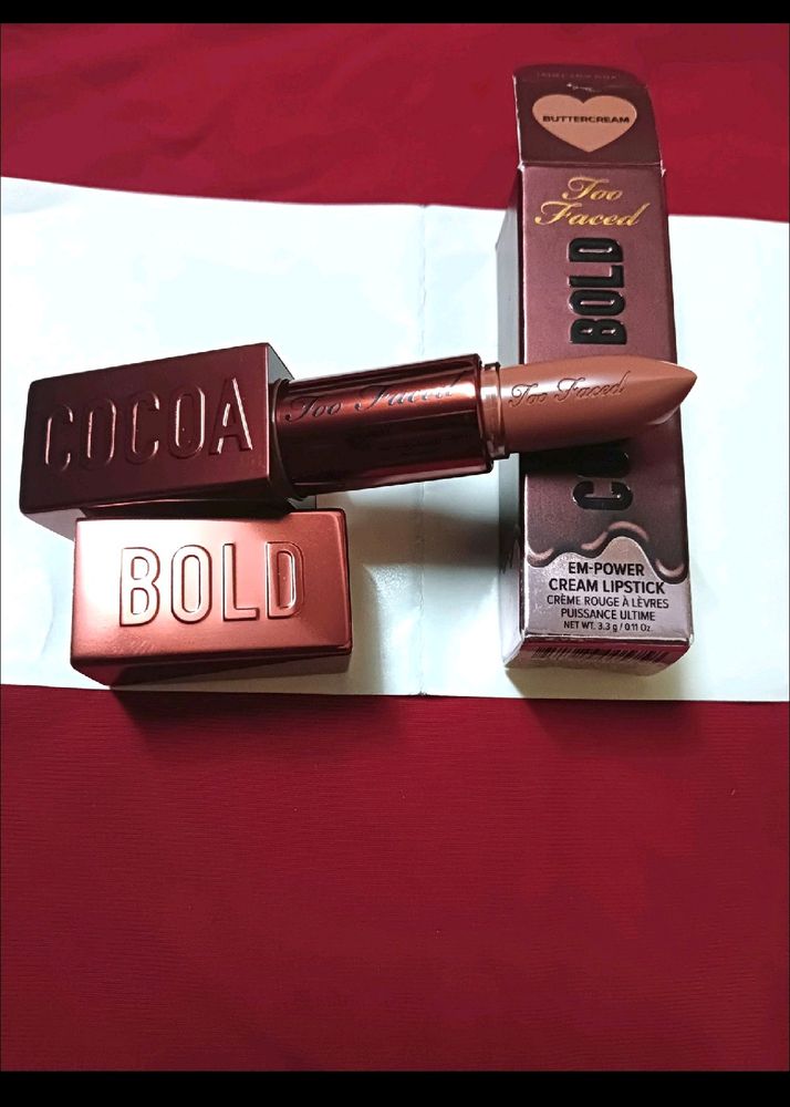Too Faced Cocoa Bold Lipstick Buttercream