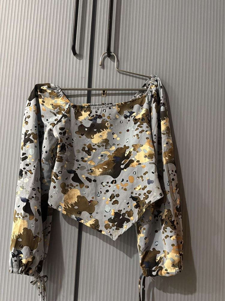 Square Neck Crop Top