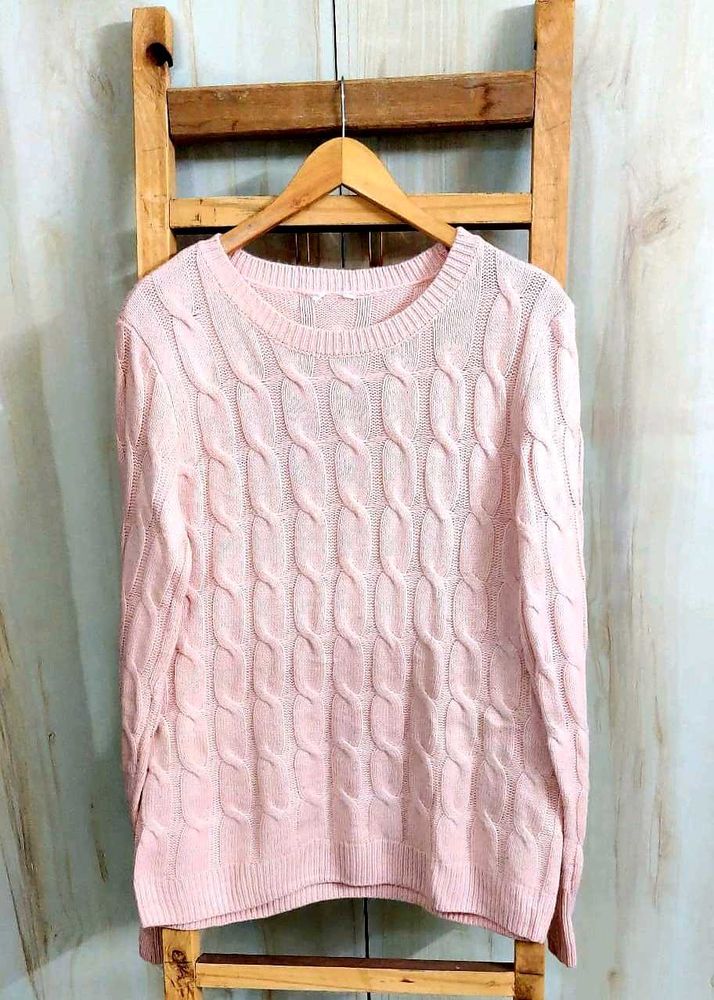 Light Pink Pullover Size-38-40