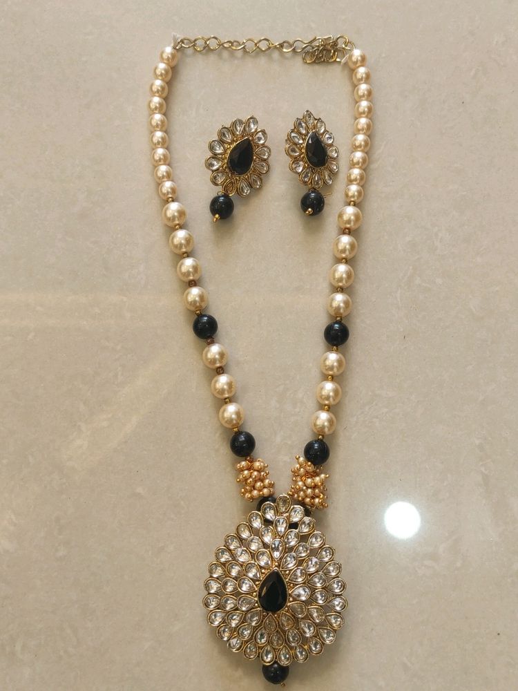 Necklace Set With Earrings, Price Is Negotiable