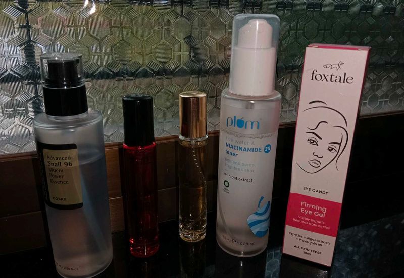COMBO OF SKINCARE AND PERFUMES