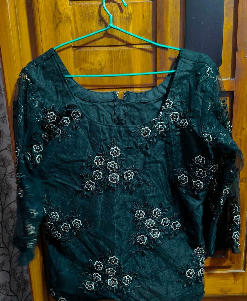 Elegant Top and Skirt Set