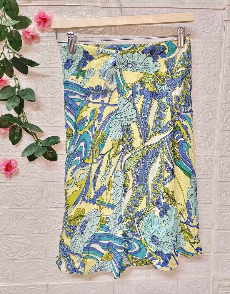 Extra Small/ Small Size Floral Print Skirt
